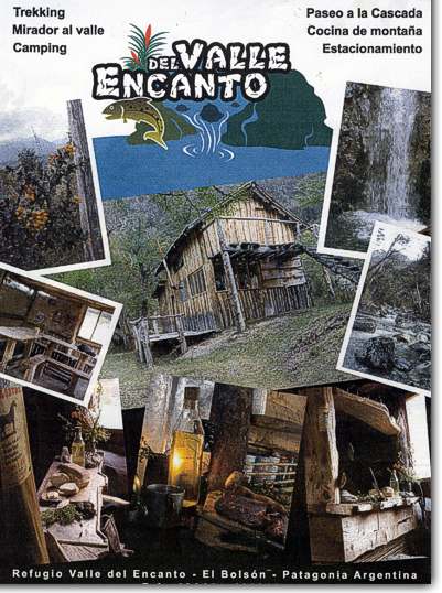 Poster Camping Encanto Blanco en El Bolson