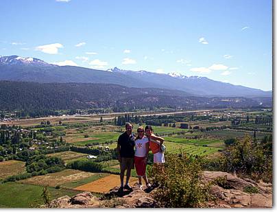 Vista de el Valle de El Bolson desde El Cerro Amigo