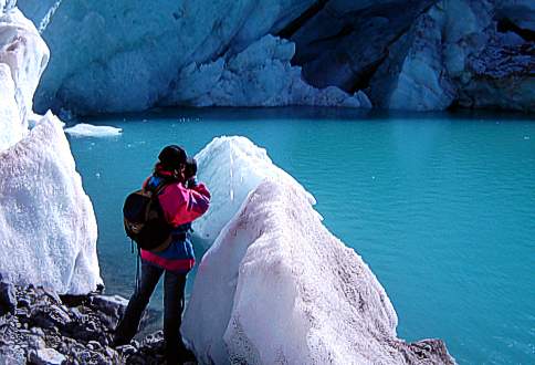 Glaciar del Hielo Azul El Bolson Patagonia Argentina